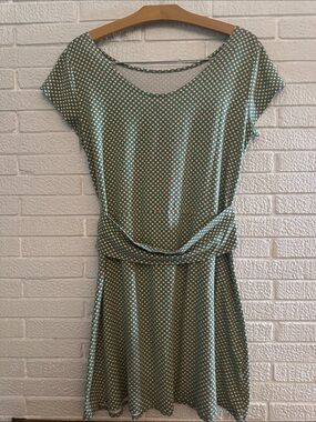 BLUE PLATYPUS FLORAL DRESS MEDIUM